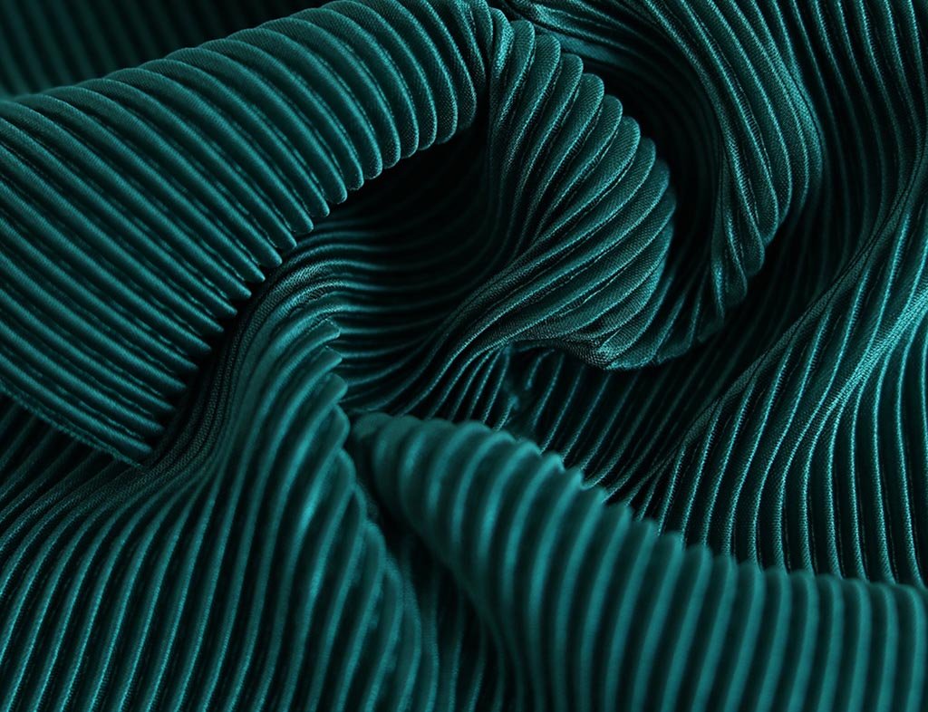 Teal textile fabric